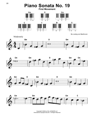 Book cover for Piano Sonata No. 19, First Movement