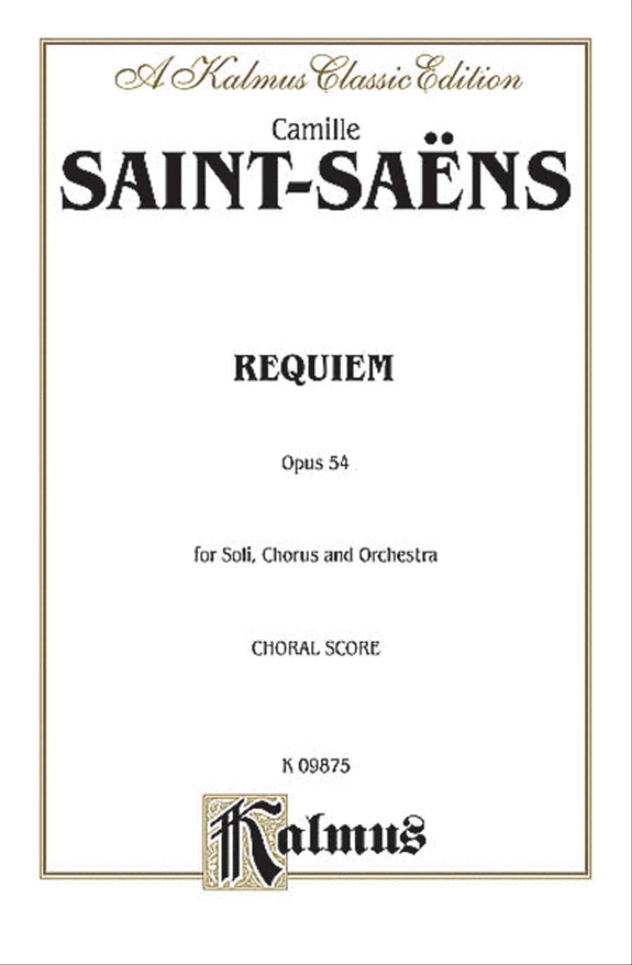 Requiem, Op. 54