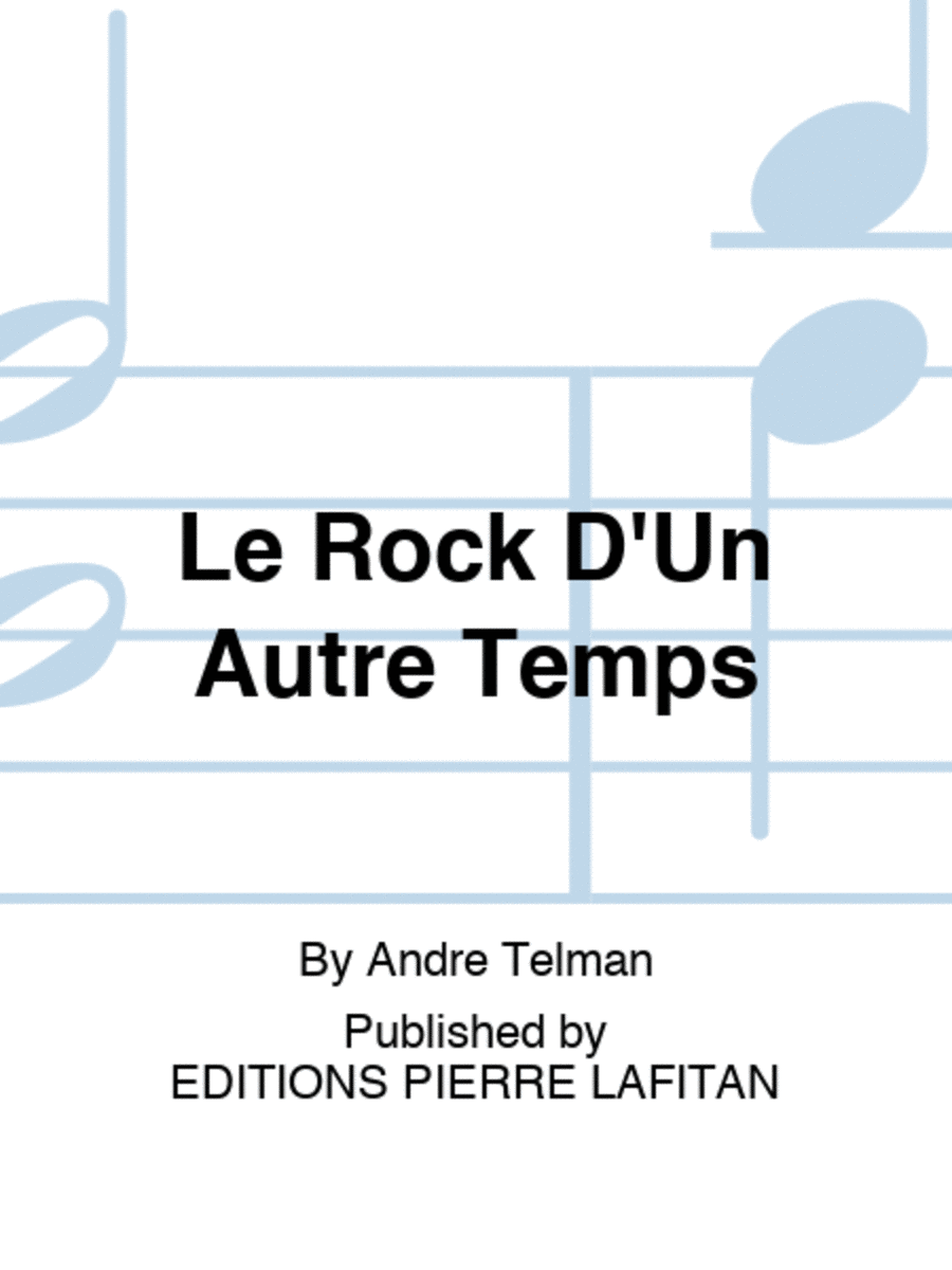 Le Rock D'Un Autre Temps Piano Accompaniment scores gallery preview page 1