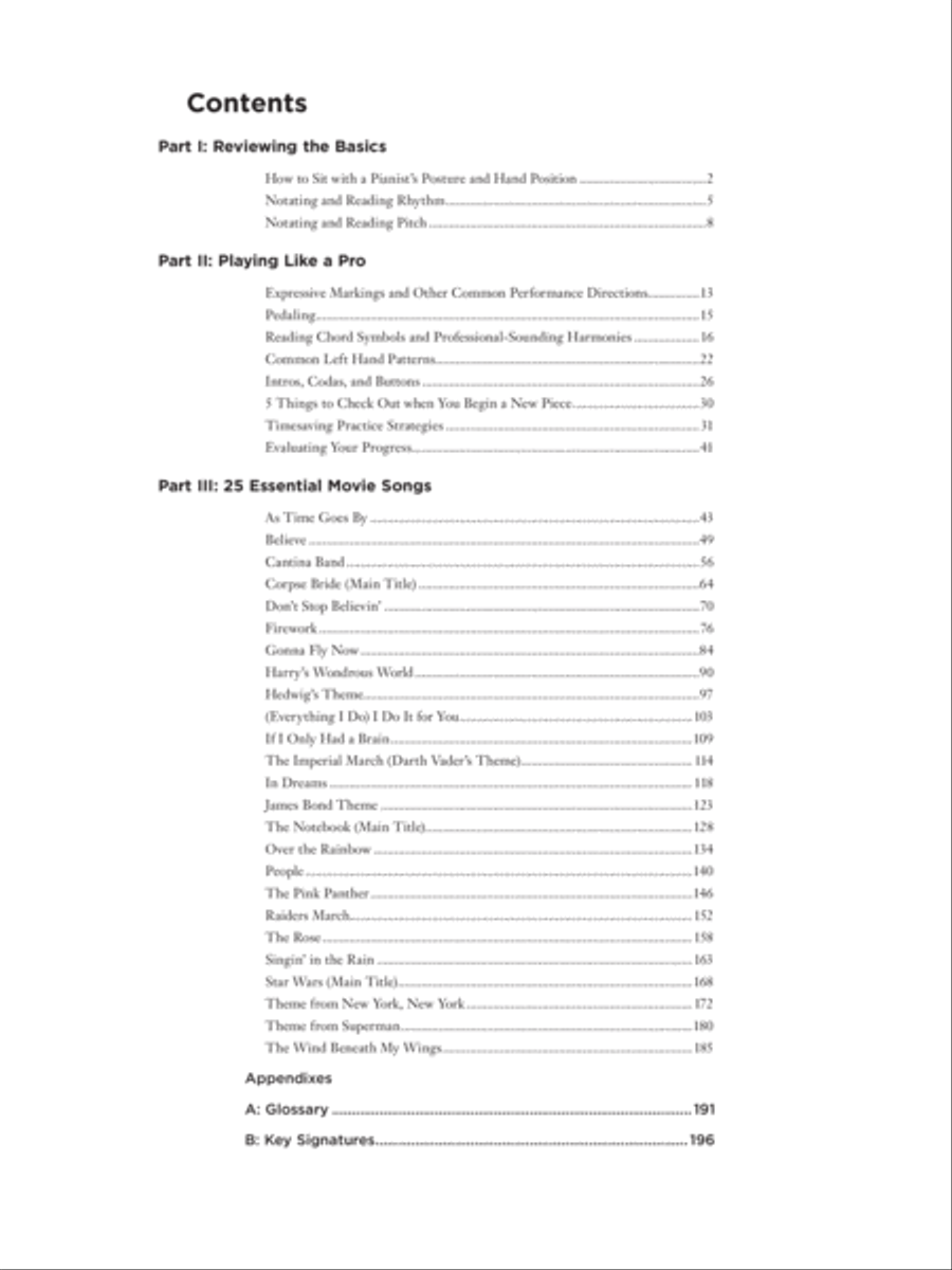 The Complete Idiot's Guide to Easy Piano Movie Hits Piano Method scores gallery preview page 2