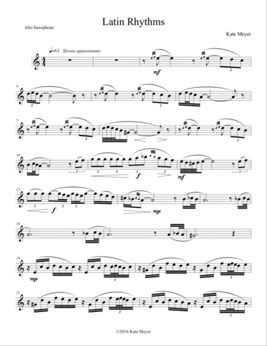 Latin Rhythms Woodwind Duet scores gallery preview page 1