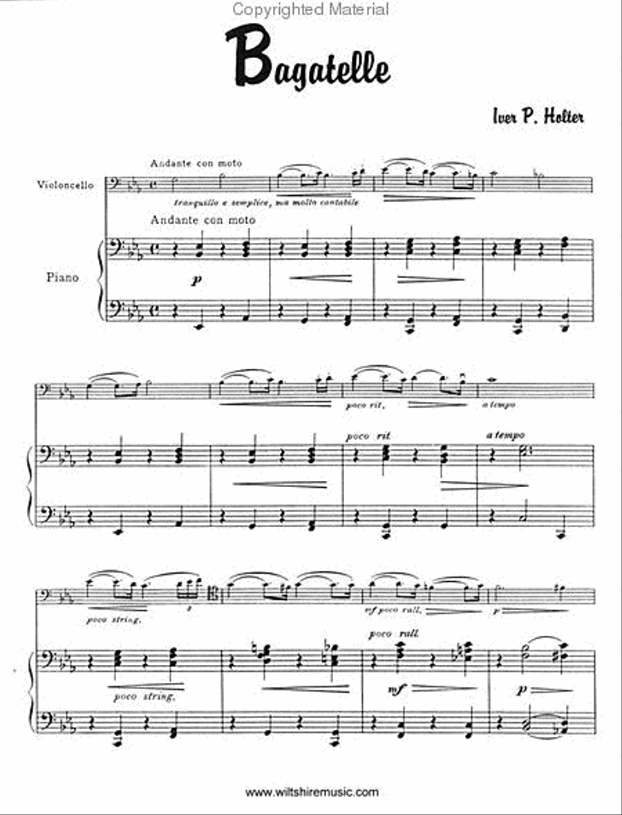 Bagatelle Piano Accompaniment scores gallery preview page 2