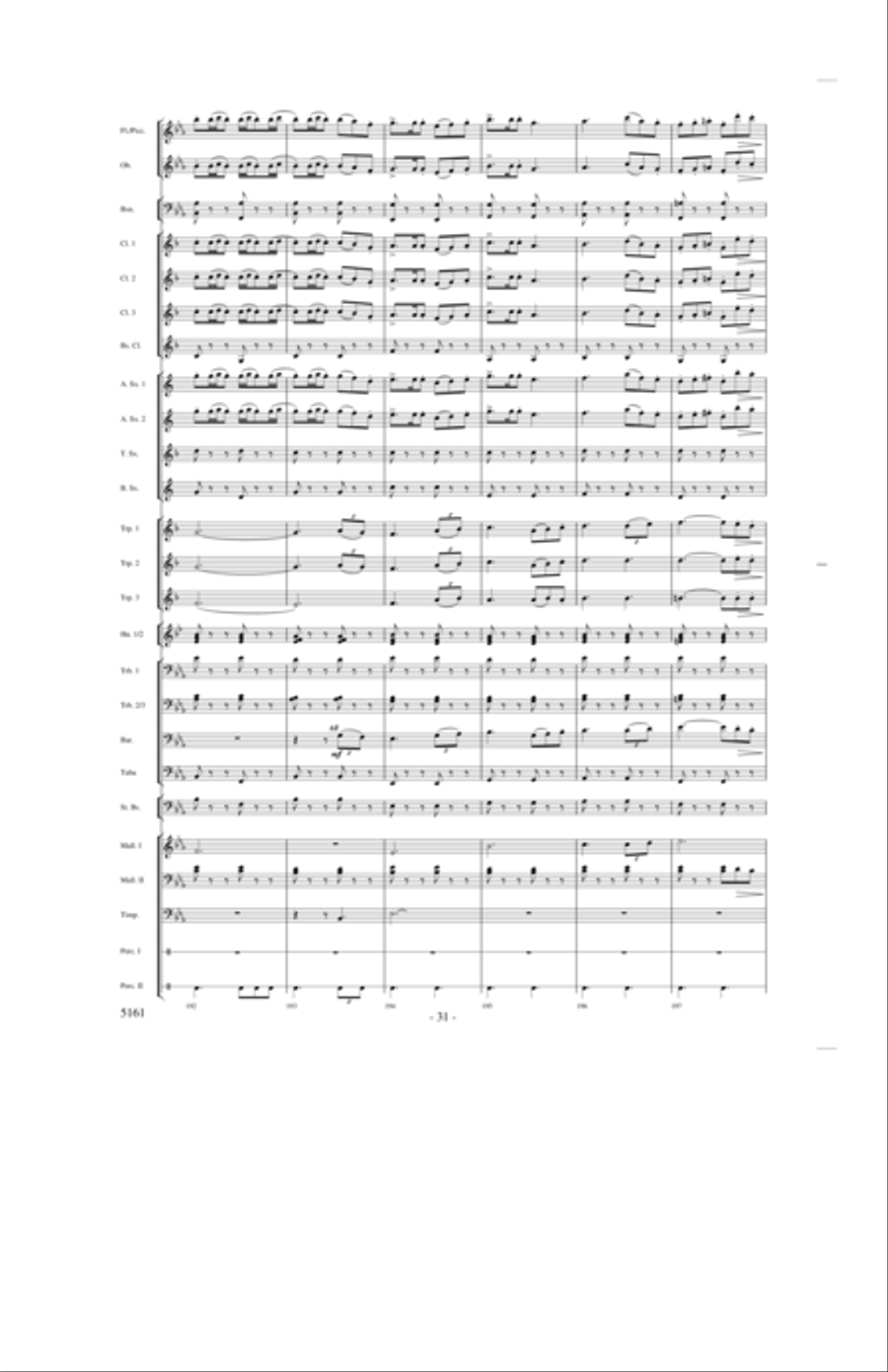Into the Joy of Spring Concert Band scores gallery preview page 30
