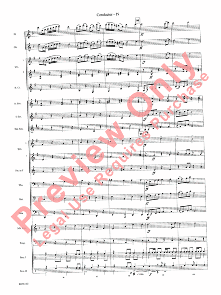 Hatikvah Concert Band scores gallery preview page 22