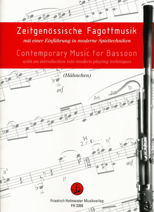 Book cover for Zeitgenossissche Fagottmusik
