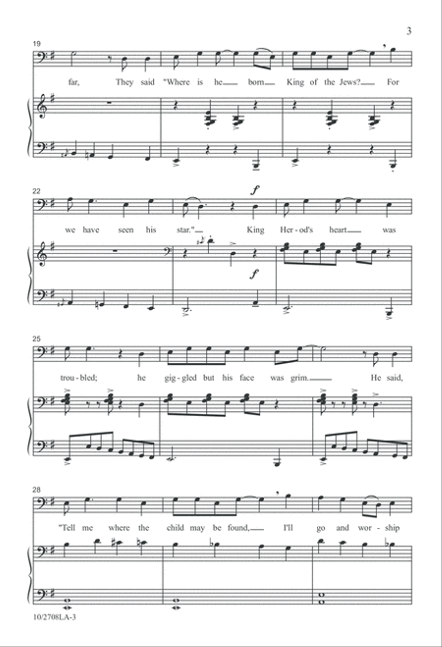 Sister Mary Had-a But One Child 4-Part scores gallery preview page 3
