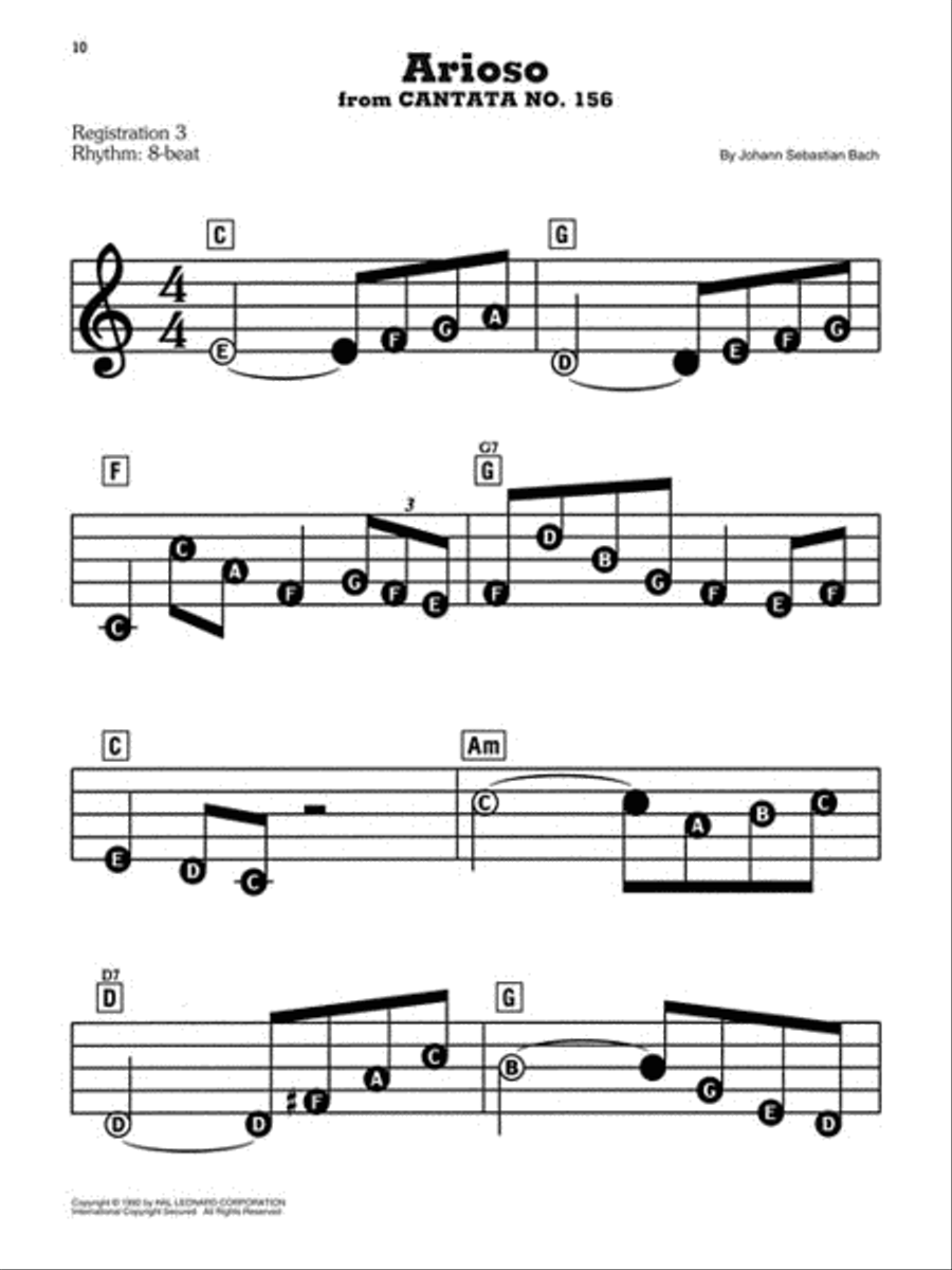 The Best of Bach Electronic Keyboard scores gallery preview page 3