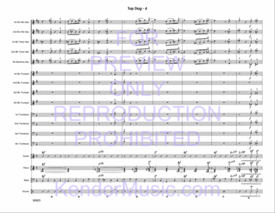 Top Dog Jazz Ensemble scores gallery preview page 5