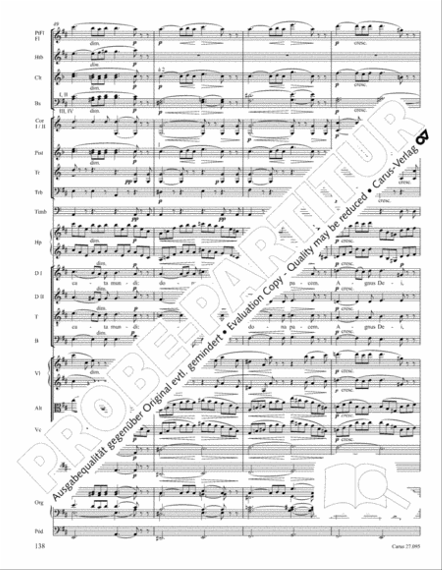 Messe solennelle de sainte Cecile STB scores gallery preview page 151