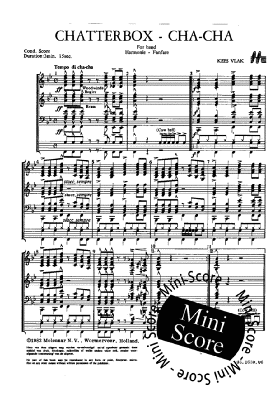 Chatterbox Cha-Cha Big Band scores gallery preview page 5