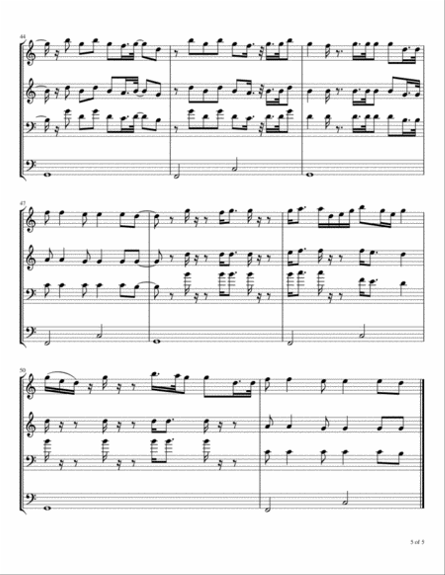 Jericho Brass Ensemble scores gallery preview page 6