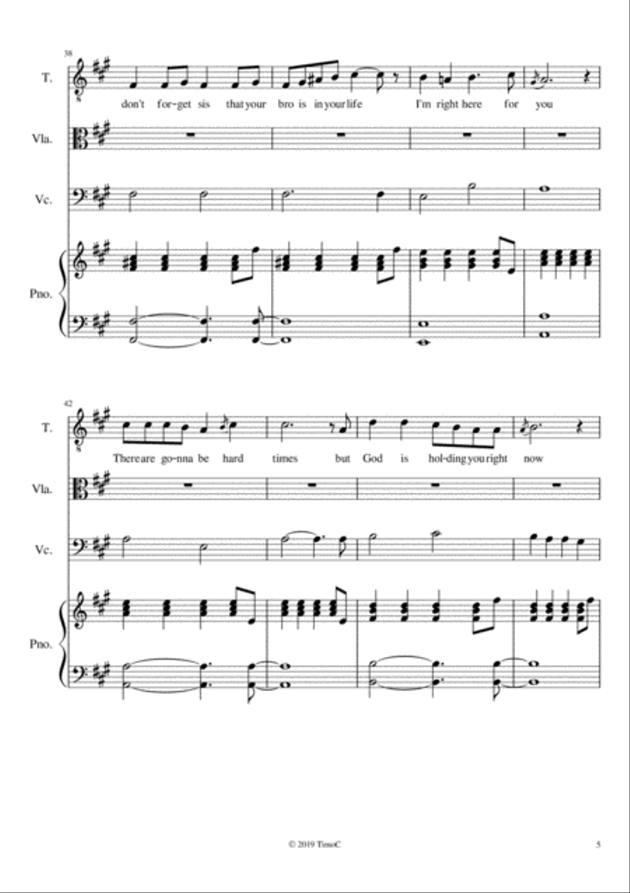 Here For You Small Ensemble scores gallery preview page 5