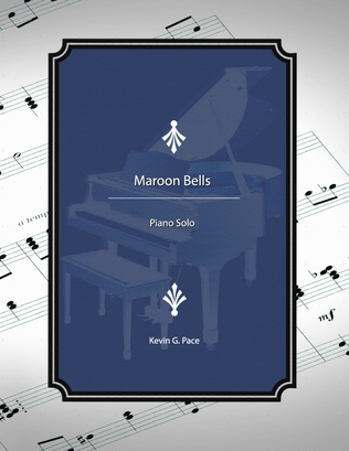 Book cover for Maroon Bells, advanced piano solo
