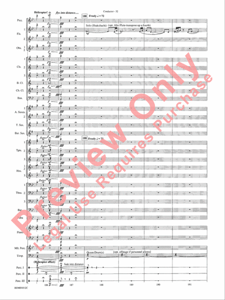 Inchon Concert Band scores gallery preview page 37