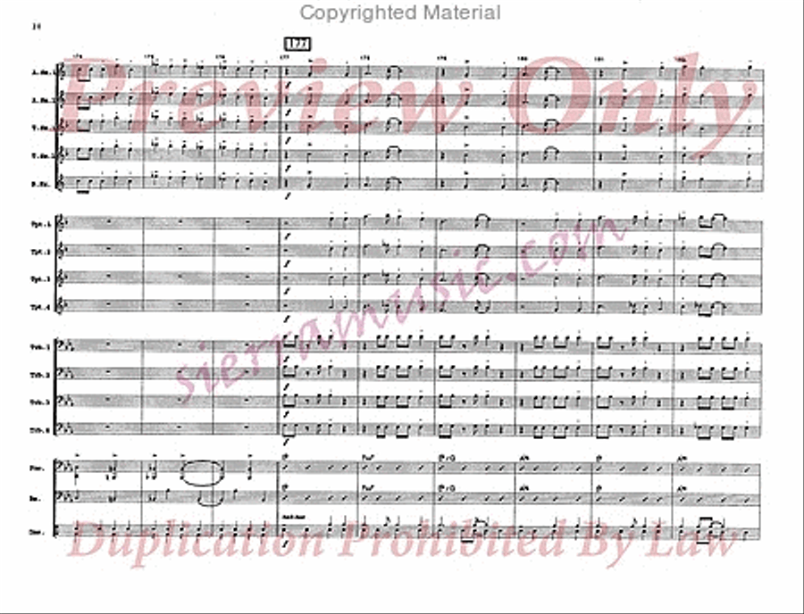 Ol' Man River Big Band scores gallery preview page 21