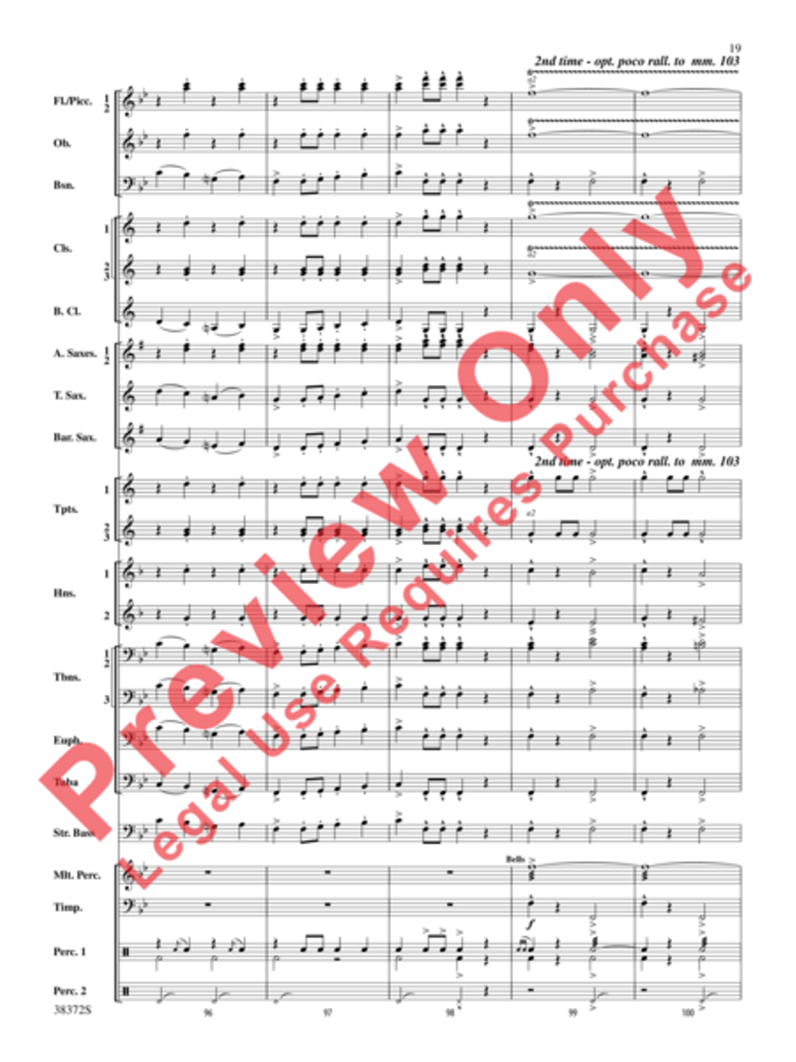 Con Brio Concert Band scores gallery preview page 20