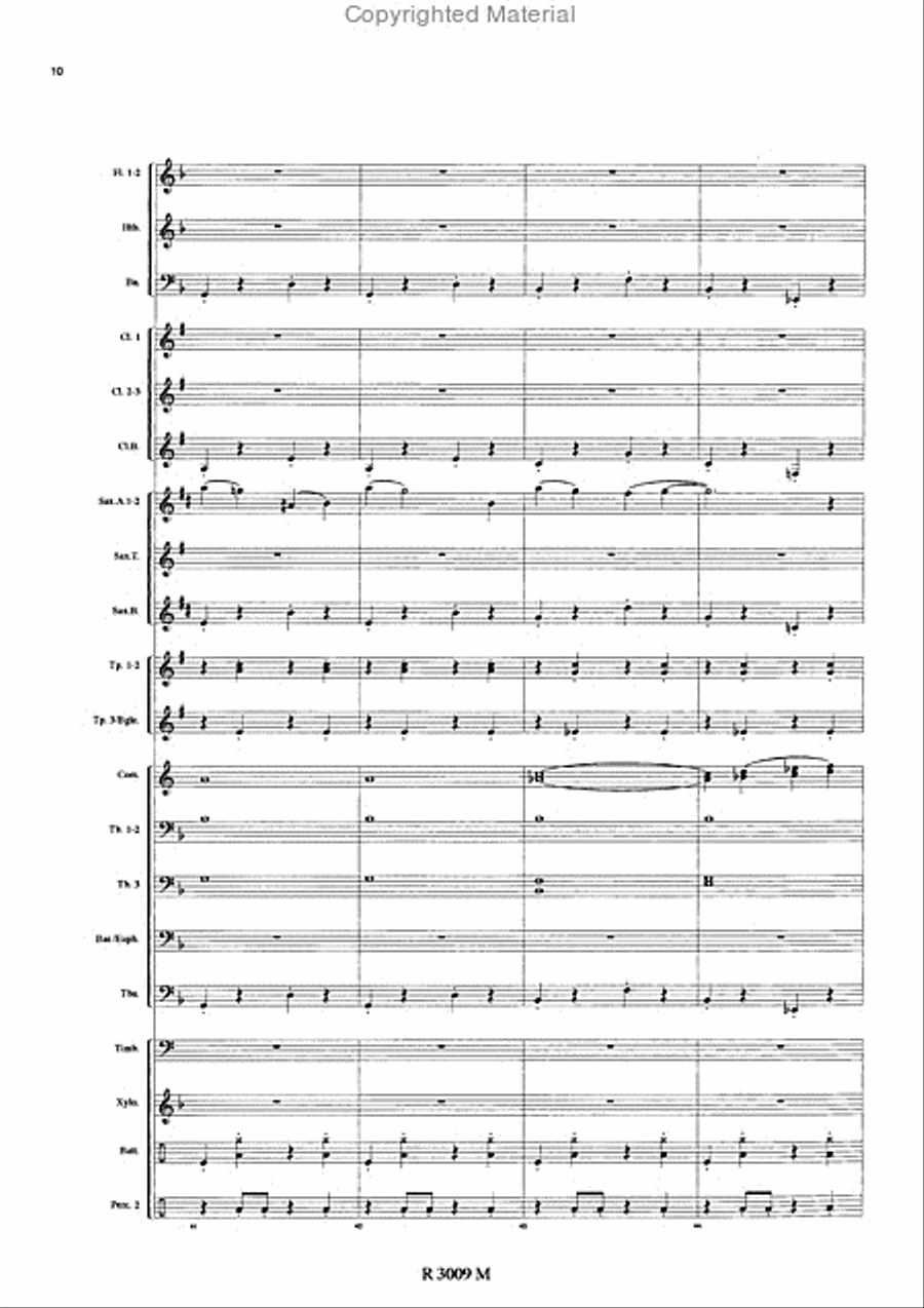 Brigades du Tigre Concert Band scores gallery preview page 11