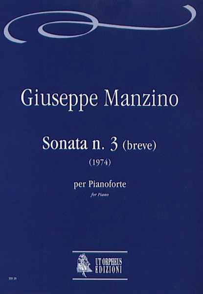 Sonata No. 3 (breve) for Piano (1974) image number null