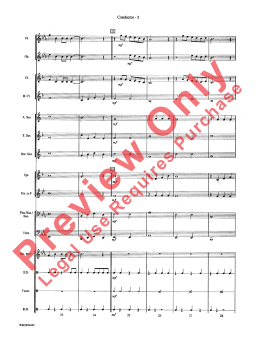 The Lion Sleeps Tonight The Lion Sleeps Tonight Concert Band scores gallery preview page 7