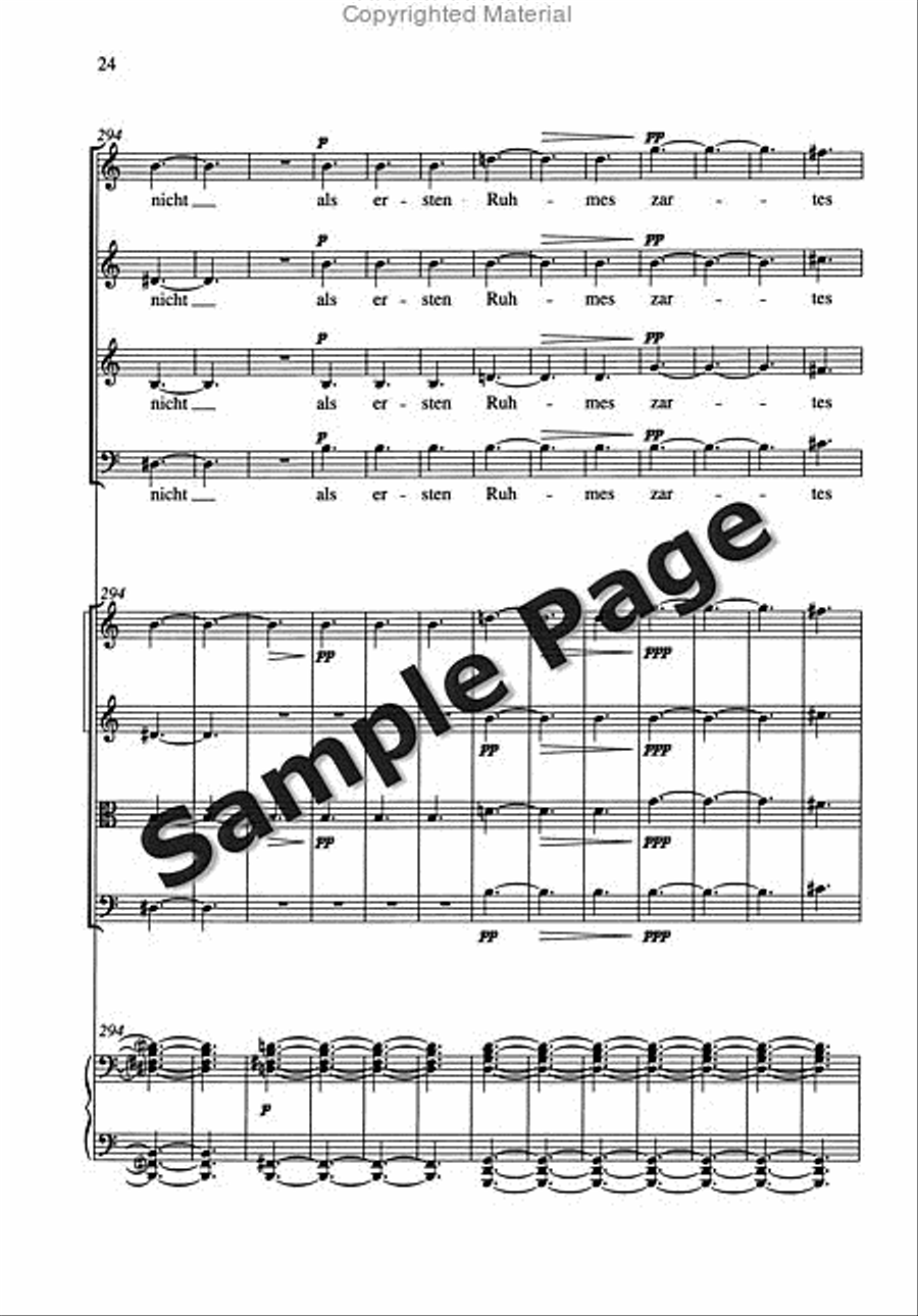 Gloriola Satb/strings/pf Score 4-Part scores gallery preview page 25