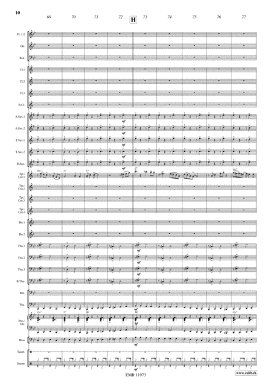 Jumpin' At The Woodside Jumpin' At The Woodside Concert Band scores gallery preview page 10