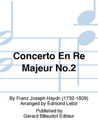 Concerto En Re Majeur No. 2