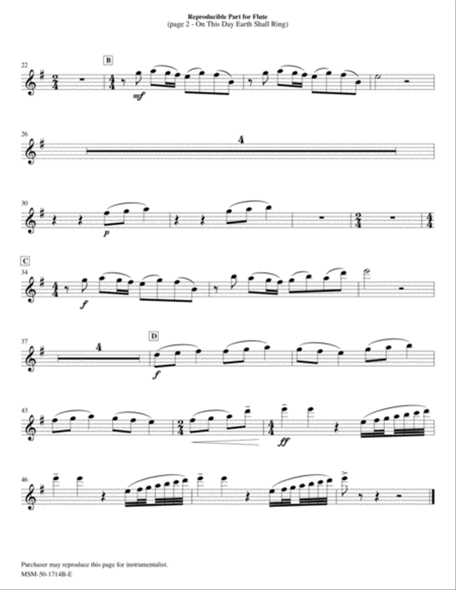 On This Day Earth Shall Ring Choir scores gallery preview page 2