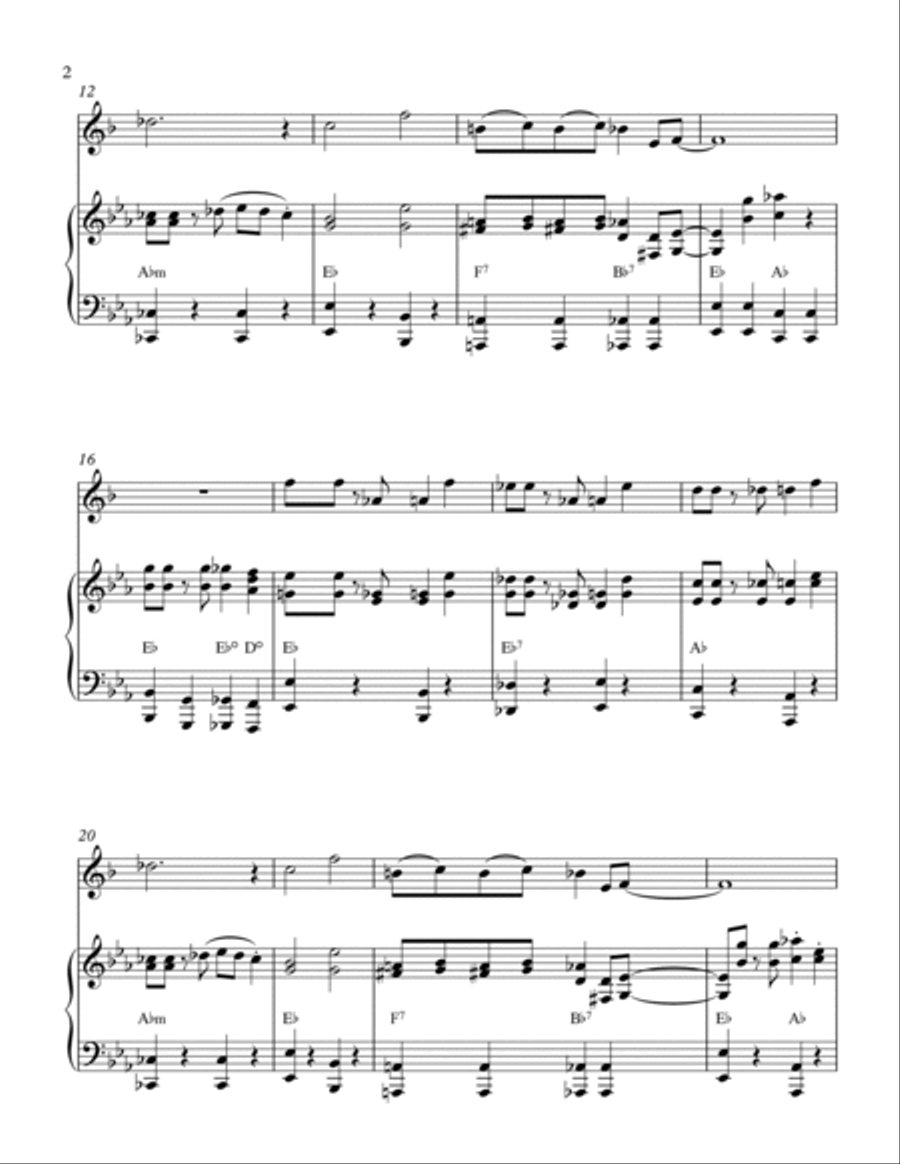 The Flapper's Ball (1920's-style): Tenor Sax & Piano Woodwind Duet scores gallery preview page 2
