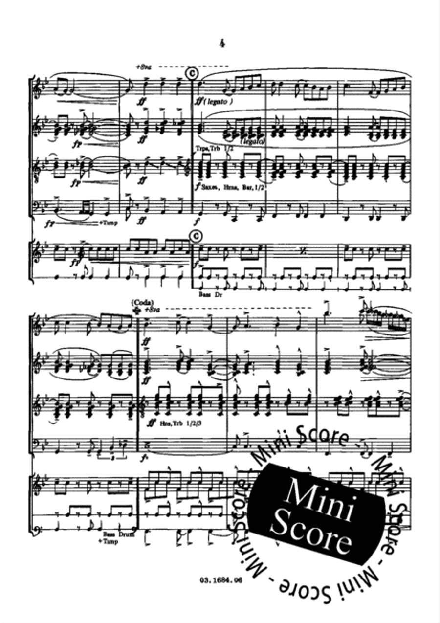Can't take my Eyes off You Big Band scores gallery preview page 8