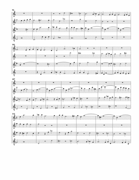 Canzona, BWV 588 (arrangement for 4 recorders)