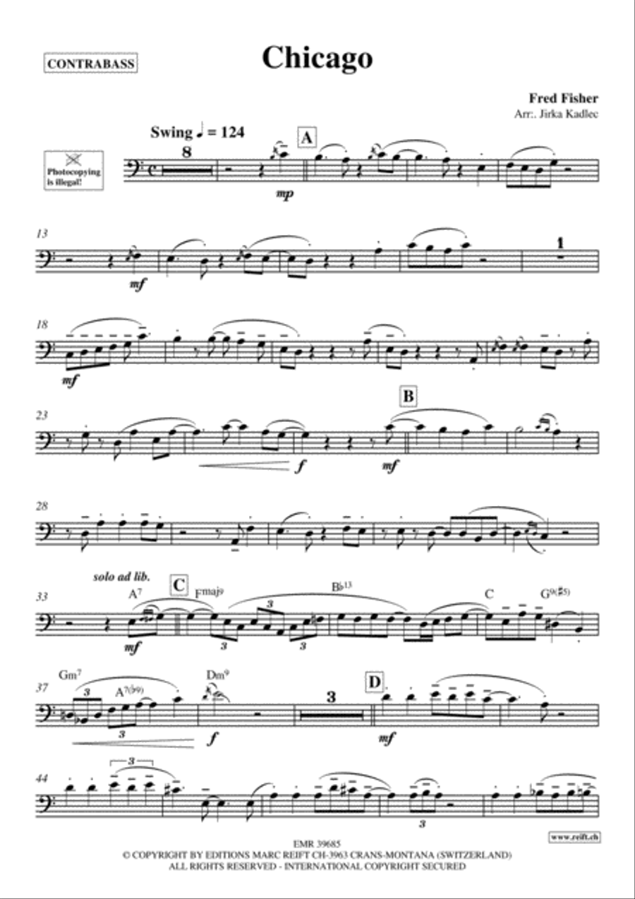 Chicago Double Bass scores gallery preview page 2