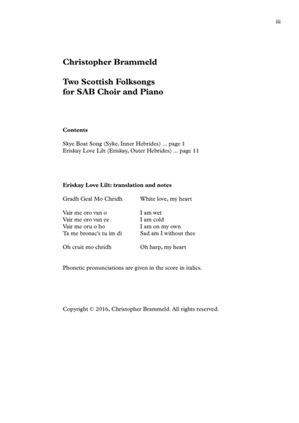 Two Scottish Folksongs image number null