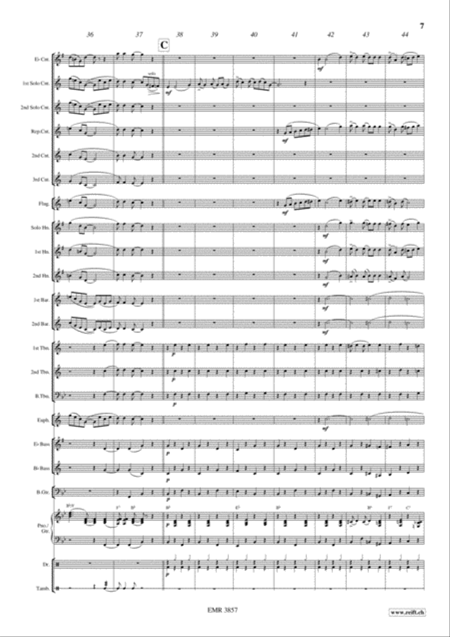 Easy Winners Brass Band scores gallery preview page 8