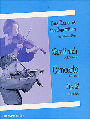 Book cover for Max Bruch (Arr. K.W. Rokos): Concerto in G Minor For Violin And Piano Op.26