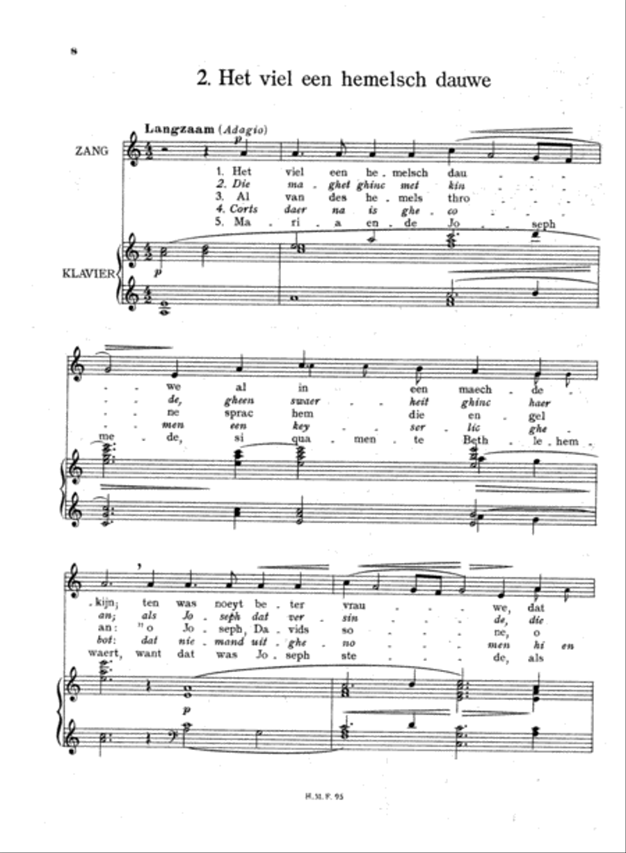 Oud-Vlaamse Kerstliederen en Driekoningenliederen Voice scores gallery preview page 3