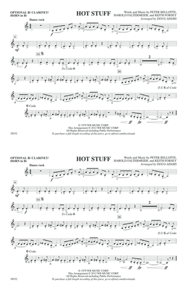 Hot Stuff: Optional Bb Clarinet/Horn in Bb