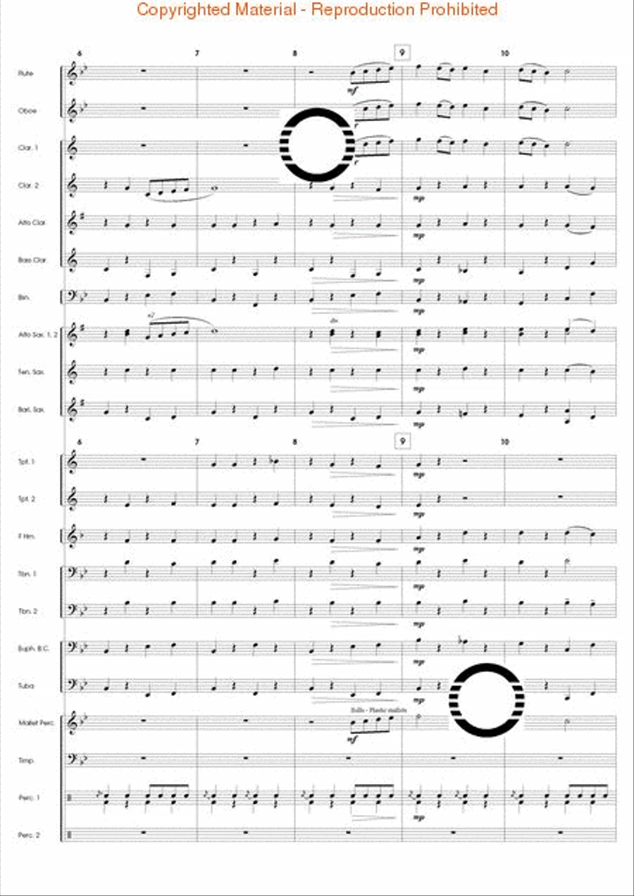 Armada of Freedom Armada of Freedom Concert Band scores gallery preview page 3
