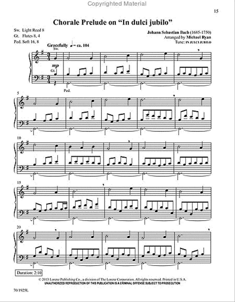 See Amid the Winter's Snow Organ Solo scores gallery preview page 9