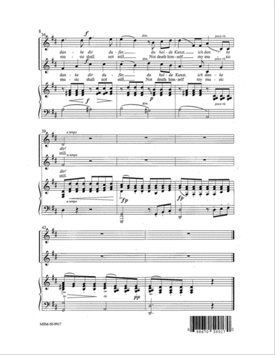 An die Musik (To Music) An die Musik (To Music) Women's Choir scores gallery preview page 4