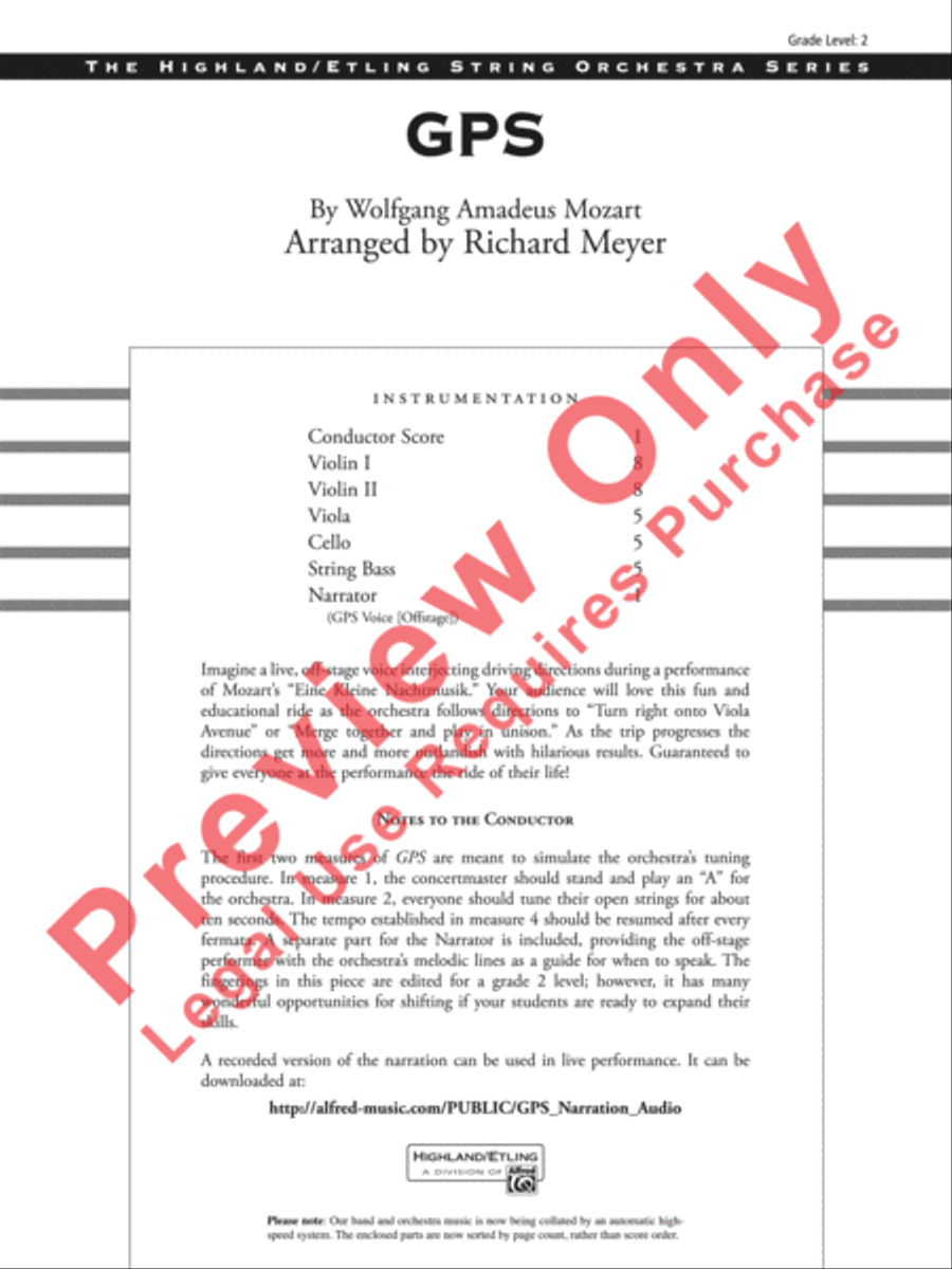 GPS String Orchestra scores gallery preview page 2