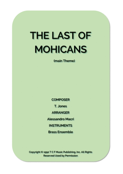 Last Of The Mohicans (main Theme) image number null