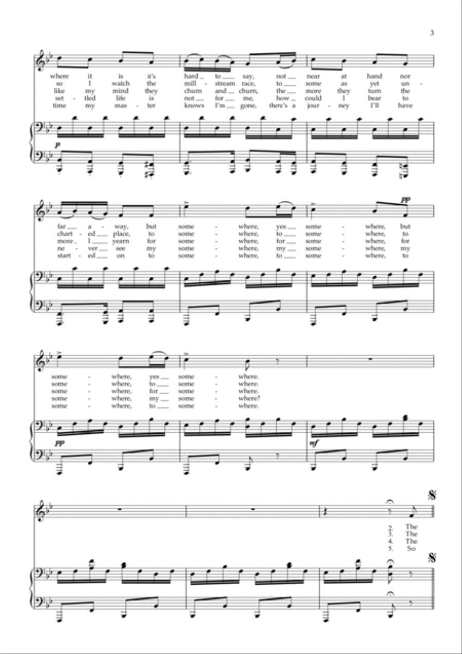 The Fair Maid of the Mill (Die Schone Mullerin) translated J. Sams (original keys) Voice scores gallery preview page 4
