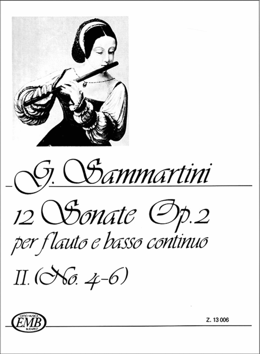 12 Sonate Op. 2, Vol. II, nos. 4-6