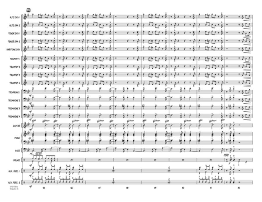 Tequila - Full Score Score scores gallery preview page 4