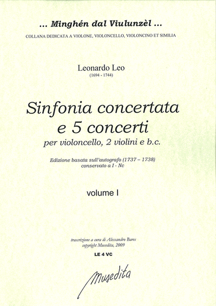 Sinfonia concertata e 5 Concerti (Ms, I-Nc)