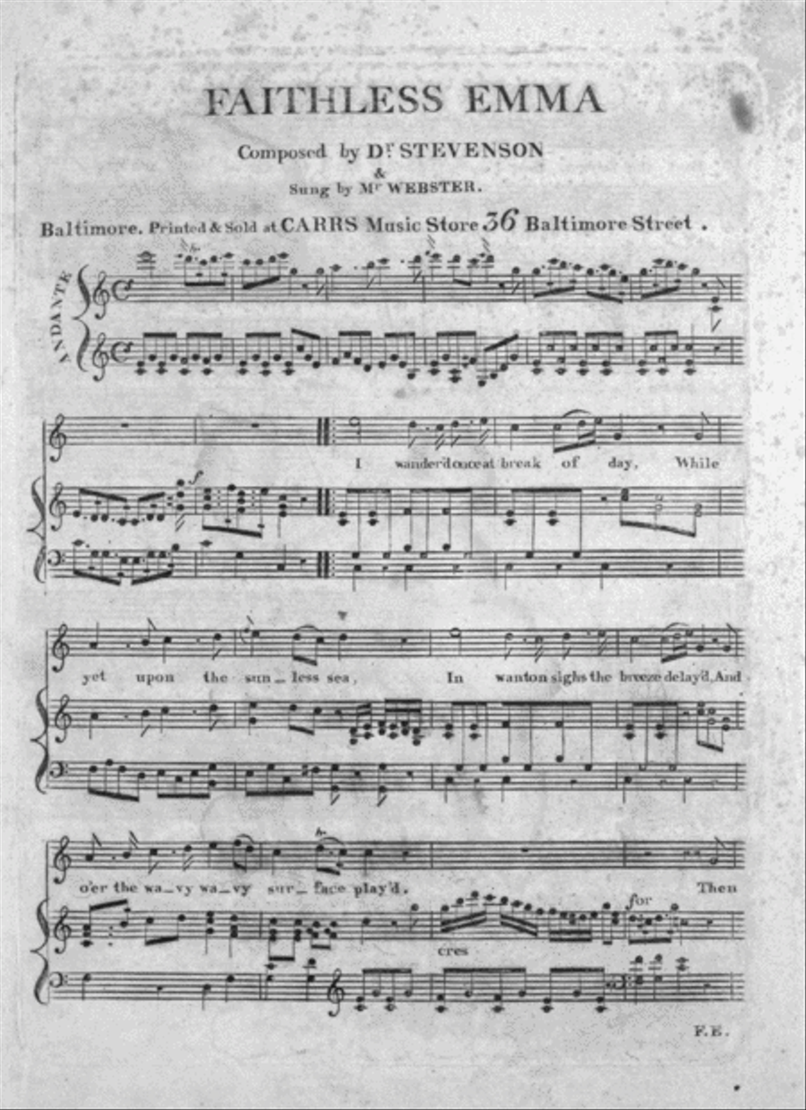 Faithless Emma Voice scores gallery preview page 1