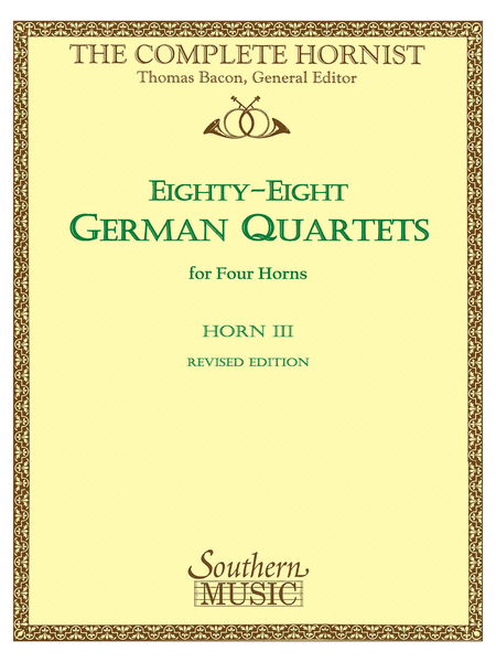 88 German Quartets for Four Horns