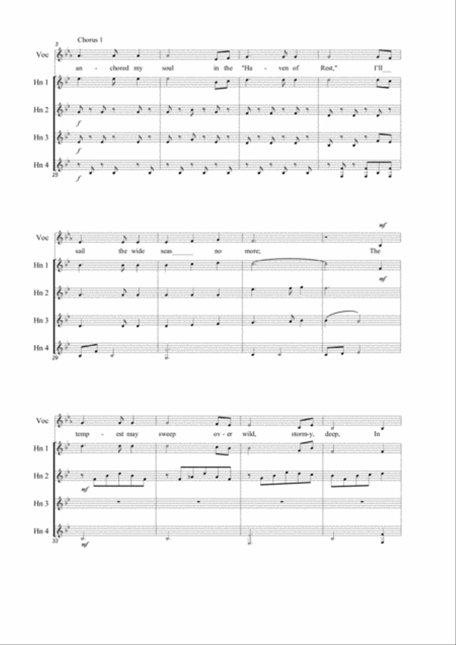 The Haven of Rest Brass Quartet scores gallery preview page 5
