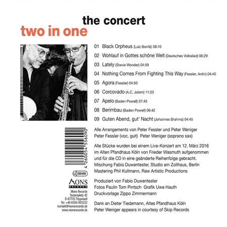 Two in One: The Concert