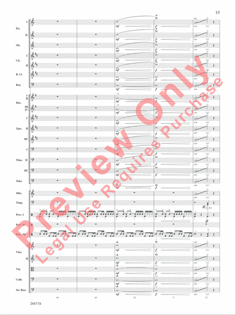 The Story of Mumble Happy Feet Full Orchestra scores gallery preview page 16